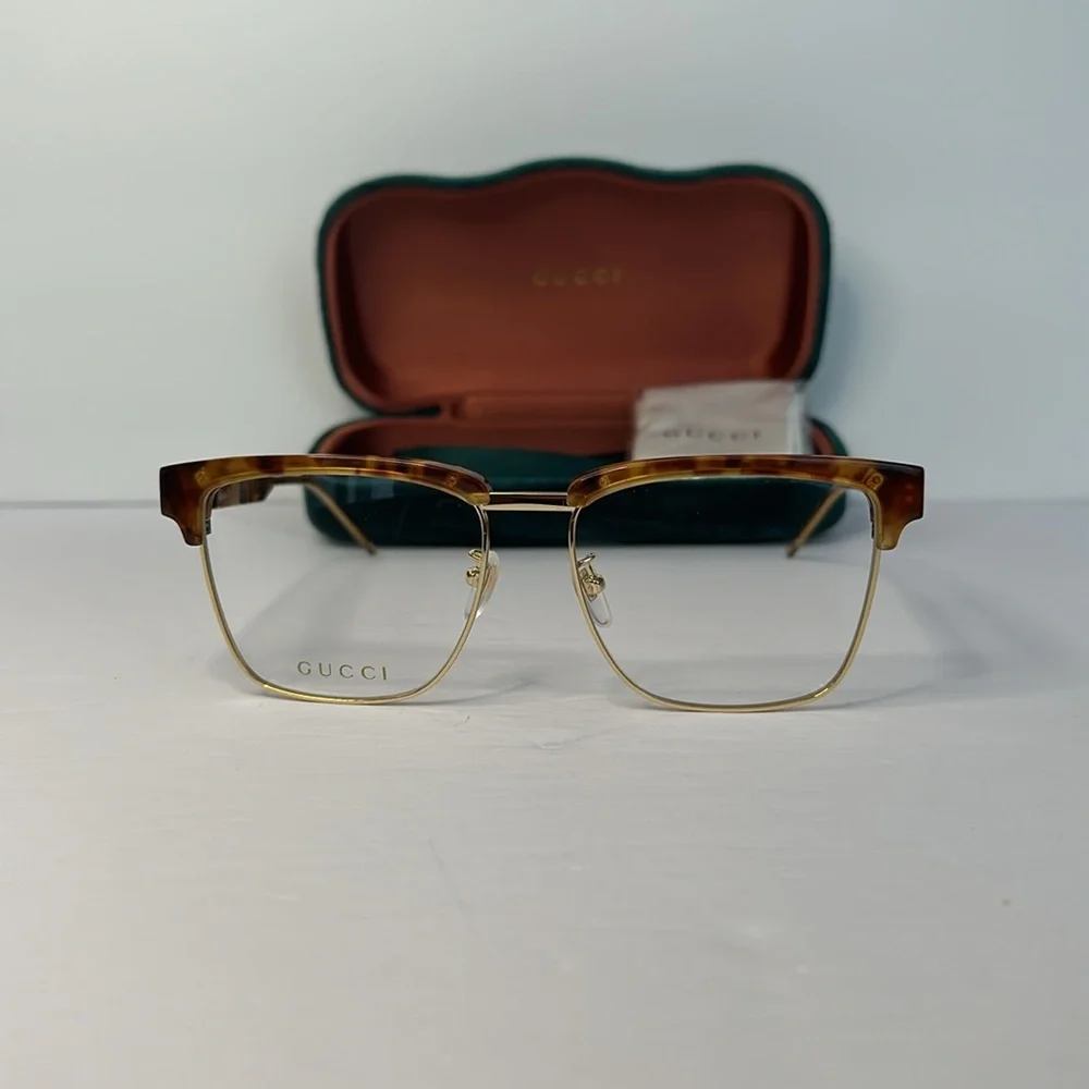 Authentic New GUCCI Men's Opticals GG0605O-30008100-010
